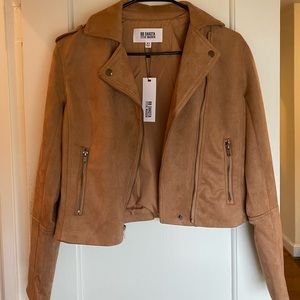 BB Dakota Steve Madden Suede Moto Jacket